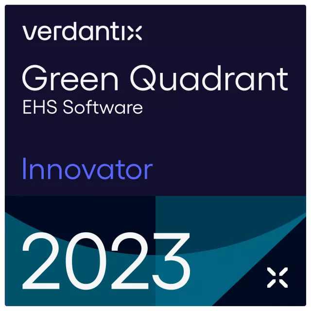 Verdantix Green Quadrant EHS Software 2023 Innovator – Square