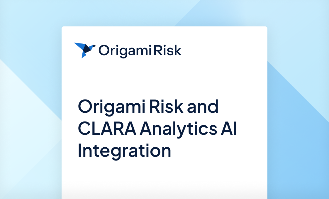 Origami Risk and Clara Anlaytics AI Integration